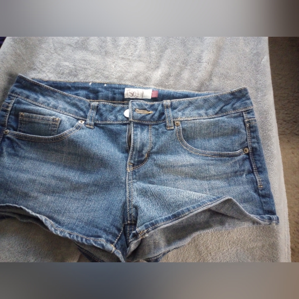 SO Women's Blue Denim Shorts